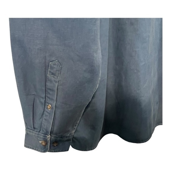 Saddlebred Denim Lined Button Down‎ Shirt Jacket Blue Warm Men Size XL - Picture 5 of 8